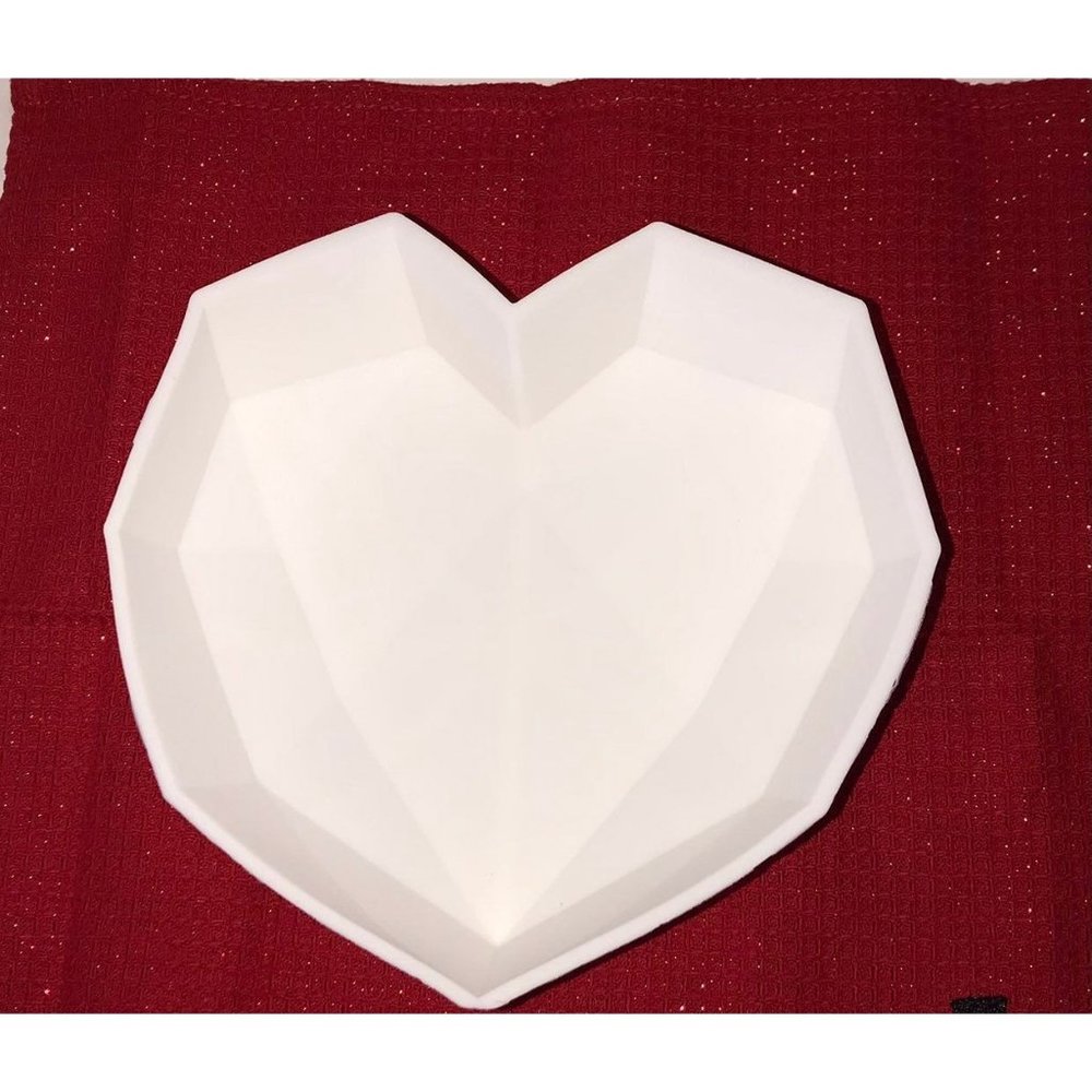 Silicone heart mold Candles or Chocolate and Wood Hammers